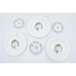 A collection of Royal Doulton Snowman plates to include 3 side plates and 3 partytime plates (6)In