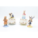 Royal Doulton Bunnykins figures to include Detective DB193, Federation DB224 and musical examples to