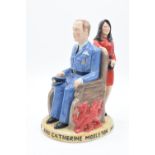 Lady Grace China Toby jug of Wills and Kate for the Royal Wedding modelled by Ray Noble. In good