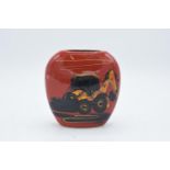 Anita Harris Art Pottery limited edition vase of a Digger: produced in an exclusive edition of 25