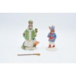 Royal Doulton Bunnykins figures to include Boy Skater DB187 2438/2500 and St Patrick Db397 898/1000.