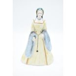 Coalport figure Anne Boleyn from the Royal Collection. In good condition with no obvious damage or