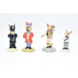 Royal Doulton Bunnykins figures to include Policeman DB64, Uncle Sam colour way Db175, Morris Dancer