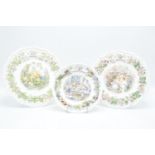 Royal Doulton Brambly Hedge plates to include Spring, Summer and Dining by the Sea (side plate) (3).