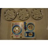 A collection of Ridgway Homemaker 10'' dinner plates (3) together with a Johnsons Brothers Alice