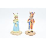 Royal Doulton Bunnykins figures to include Punch DB234 424/2500 and Judy DB235 49/2500 (2). In