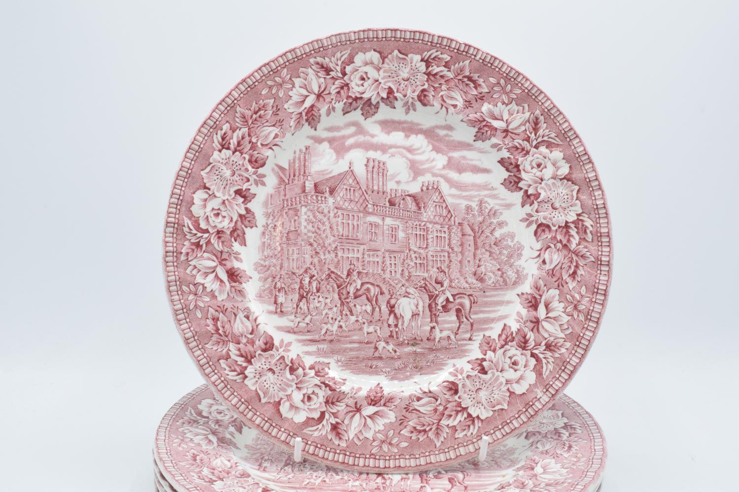 Aynsley and Co Ironstone plates 'England's Heritage', 10 inch diameter (5). In good condition with - Image 2 of 4