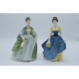 Royal Doulton figure Melanie HN2271 and Premiere HN2343 (2) (both seconds). In good condition with