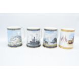 A collection of Royal Doulton tankards to commemorate Gulf War, D-day Landings, Dunkirk and the