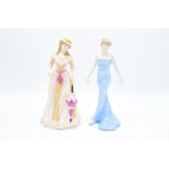 Royal Doulton figures Spring HN5321 and Diana Princess of Wales HN5061 (2). In good condition with