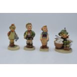 A collection of Hummel and Goebel child figures (4). In good condition with no obvious damage or