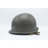 1960s Belgian Naval Forces helmet COGEBI ZM/FN