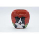 Anita Harris Art Pottery limited edition vase of a Collie: produced in an exclusive edition of 25