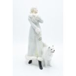 Royal Doulton Reflections figure A Winter's Walk HN3052. In good condition with no obvious damage or