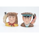 Royal Doulton character jugs Meriwether Lewis D7235 and William Clark D7234 (2). Both limited