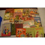 A collection of 20th century children's books to include Toby Twirls Pop Up Book, York series,