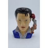 Peggy Davies character jug Elvis Presley Artists Original Colourway 1/1. In good condition without
