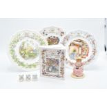A collection of Royal Doulton Brambly Hedge items to include Mrs Saltapple DBH25, autumn summer