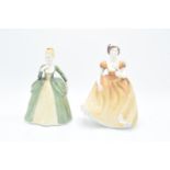 Francesca Art China lady figures to include Marjorie and Eugenie (2). In good condition with no