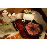 A mixed collection of items to include a Moorcroft pin tray af, Price Kensington Cottage ware,