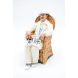 Royal Doulton figure Taking Things Easy HN2680. In good condition with no obvious damage or