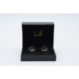 A pair of Alfred Dunhill cufflinks in the original presentation box. In used condition