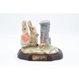 Beswick Beatrix Potter tableau Hiding From the Cat: 371/3500. In good condition with no obvious