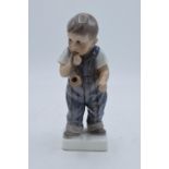 Dahl Jensen of Copenhagen figure of a boy with pipe 1027. In good condition with no obvious damage