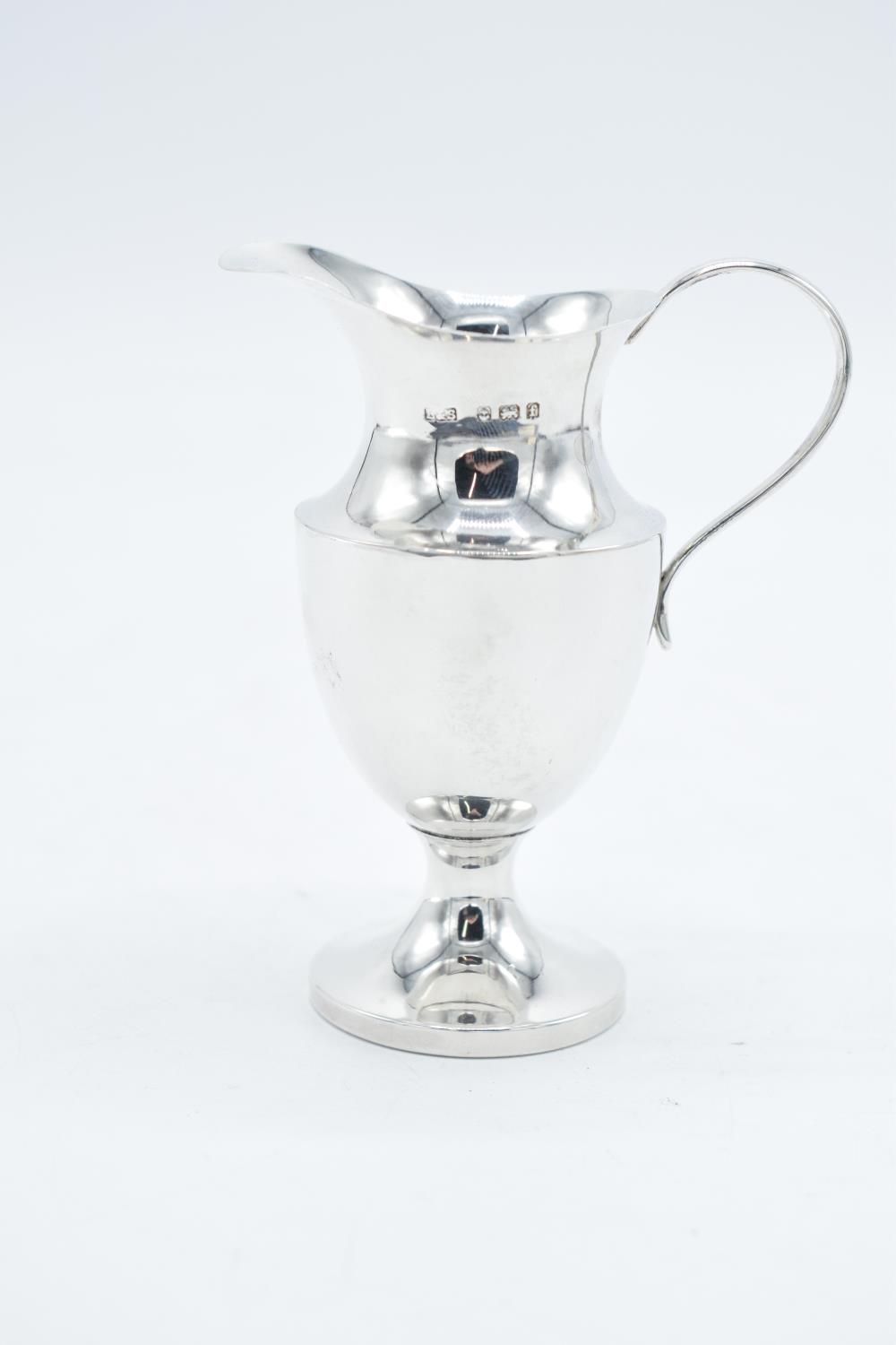 Small Silver jug Birmingham 1905, 38.2 grams. 9.5cm tall. In good condition - Bild 3 aus 7