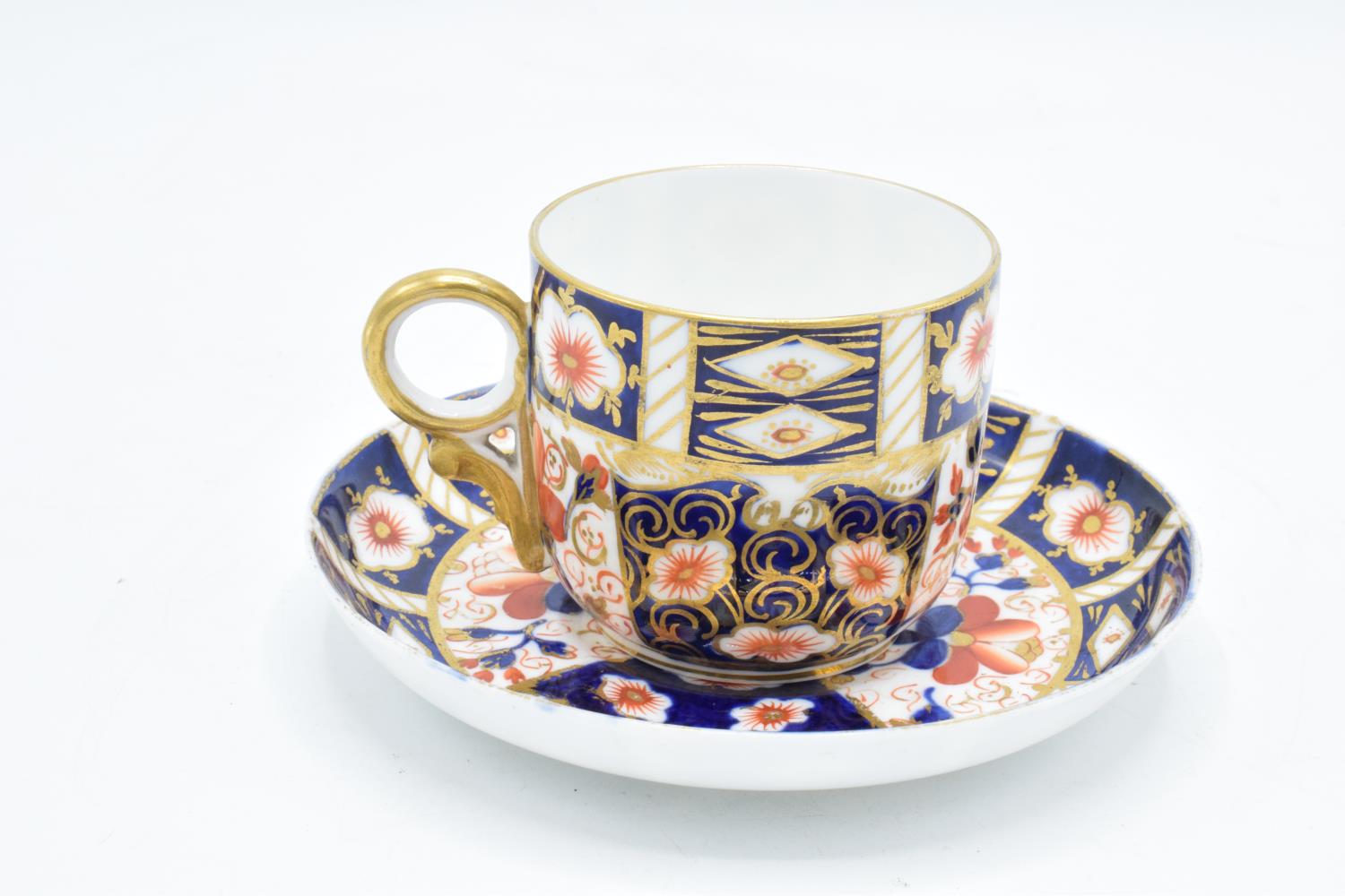 Royal Crown Derby early 20th century Imari cups and saucers (2 duos) All first quality. Both sets - Image 7 of 10