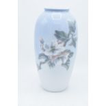 Royal Copenhagen vase with Apple Blossom design. 2629/2129. In good condition with no obvious damage