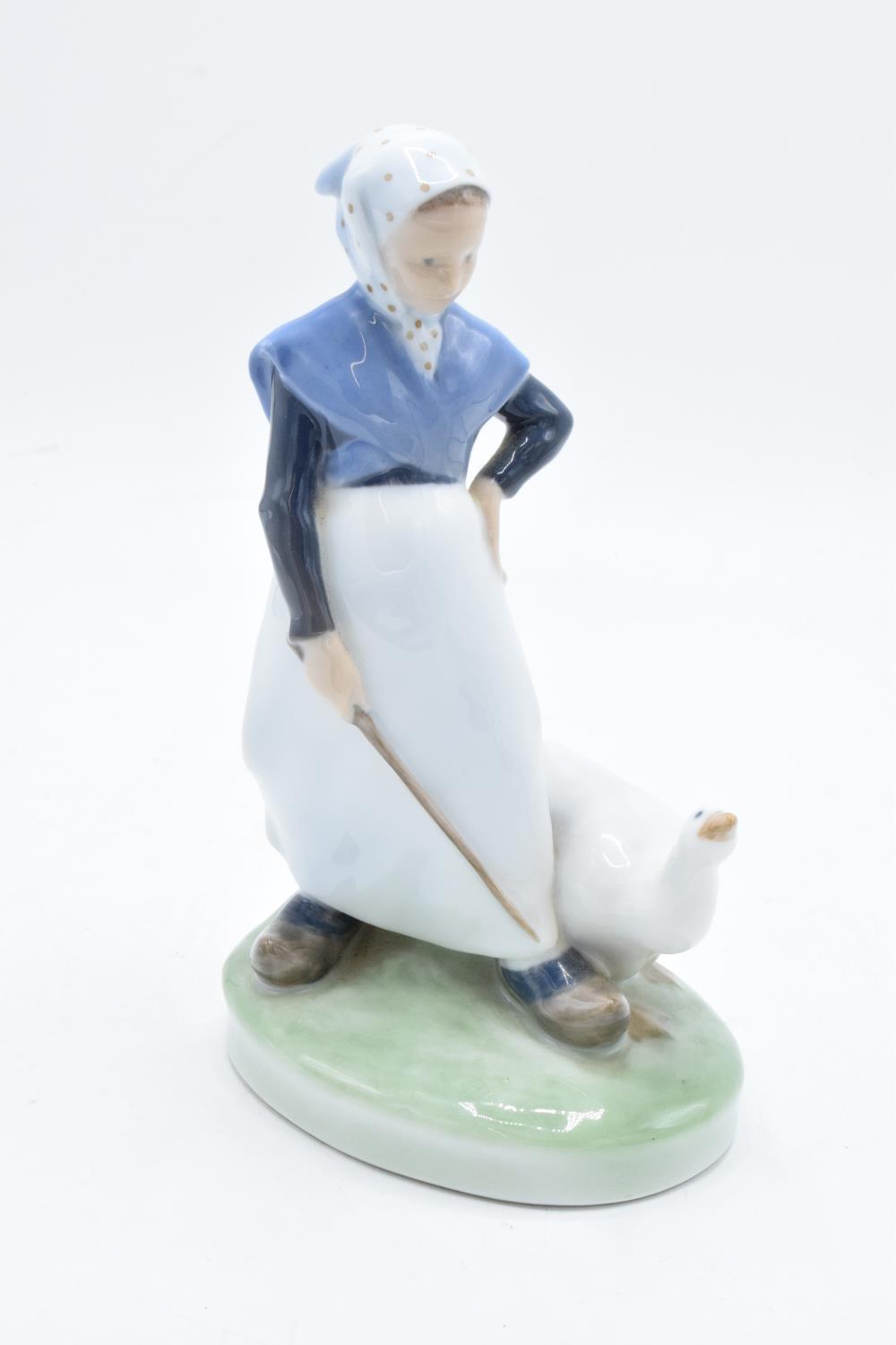 Royal Copenhagen figure Goose Girl 528. In good condition with no obvious damage or restoration.