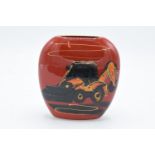 Anita Harris Art Pottery limited edition vase of a Digger: produced in an exclusive edition of 25