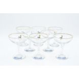 A large collection of glasses and glass ware to include Babycham glasses (approx 12), wine