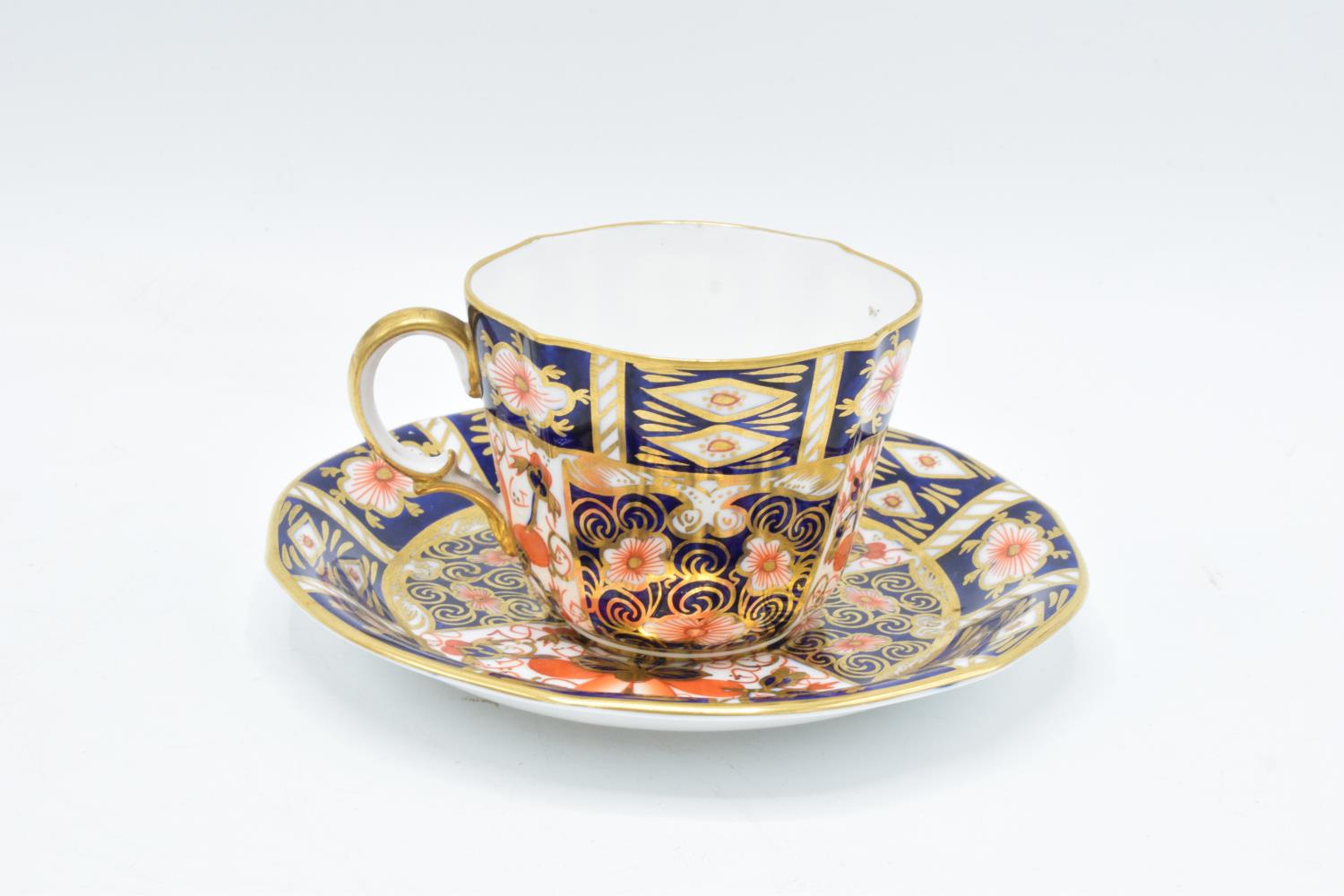 Royal Crown Derby early 20th century Imari cups and saucers (2 duos) All first quality. Both sets - Image 3 of 10