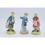 Royal Doulton Nursery Rhyme figures to include Jack HN2060, Jill HN2061 and Wee Willie Winkie HN2050