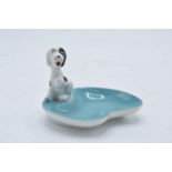 A Tosca Fine China of Germany model of a dog ashtray. In good condition with no obvious damage or