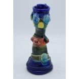 Katie Gold studio pottery vase depicting a coastal theme with sea shells design. Gold is a New
