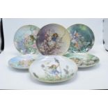 A collection of Villeroy and Boch Flower Fairies Collection plates to include The Heliotrope