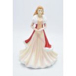 Coalport lady figure Scarlett Wonder from the Seasons of Love series. 22cm tall. In good condition