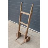 A vintage 20th century Slingsbury Sliding Wheel sack truck 126cm tall. In good condition though