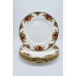 A collection of Royal Albert Old Country Roses items to include 6 x 10.5'' dinner plates (6). In