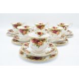 A collection of Royal Albert Old Country Roses items to include 6 trios (18 pieces). In good