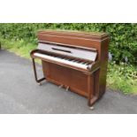 A Breedon and Middleton 'Mydleton' of 42 High Street Crewe upright wooden piano with 85 keys