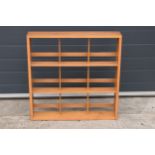 A set of mid century / retro wooden shelves. 71 x 71 x 13cm. In good clean condition.