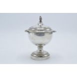 A Sterling 925 silver lidded caviar pot marked 'Sterling 925' to the base. Weight 130.2 grams.