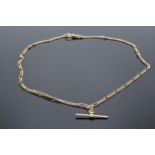 9ct gold watch chain style necklace 5.1g