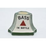 Mintons advertising match striker 'Bass in Bottle'. 7cm tall. In good condition with no obvious