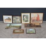 A good collection of 20th century prints to include country and rural scenes, Pears soap style