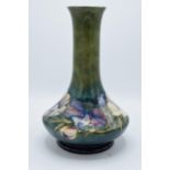 Large Moorcroft low shouldered vase in an Anemone or similar pattern. 31cm tall. The piece